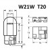 W21W T20 em Halogéneo 12v